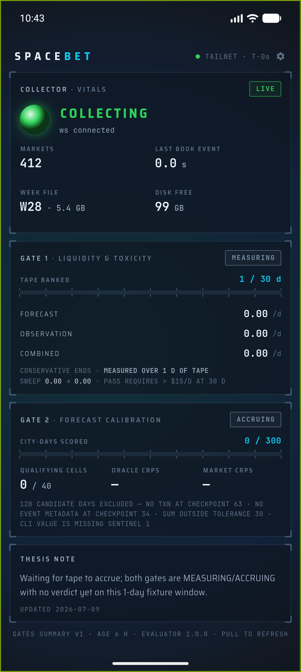 SpaceBet Kalshi Market Maker